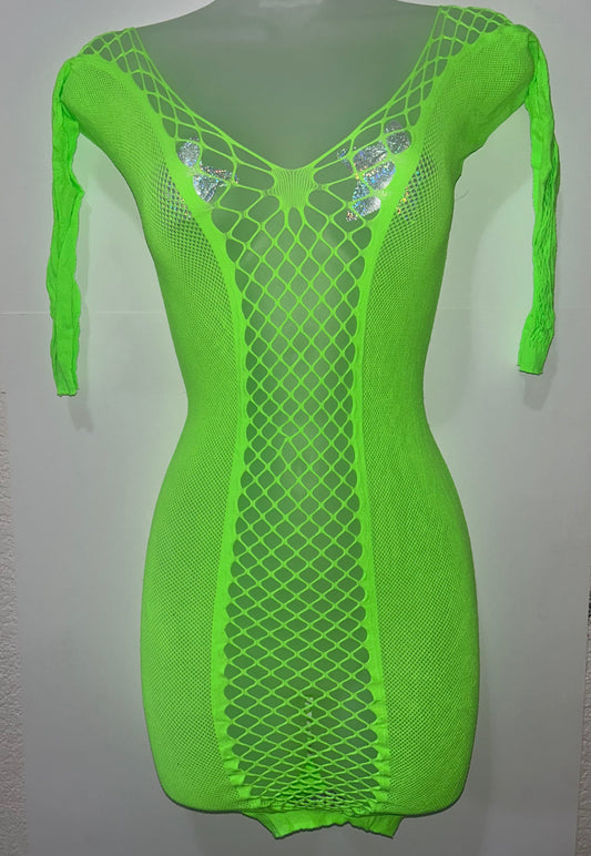 Fishnet dress